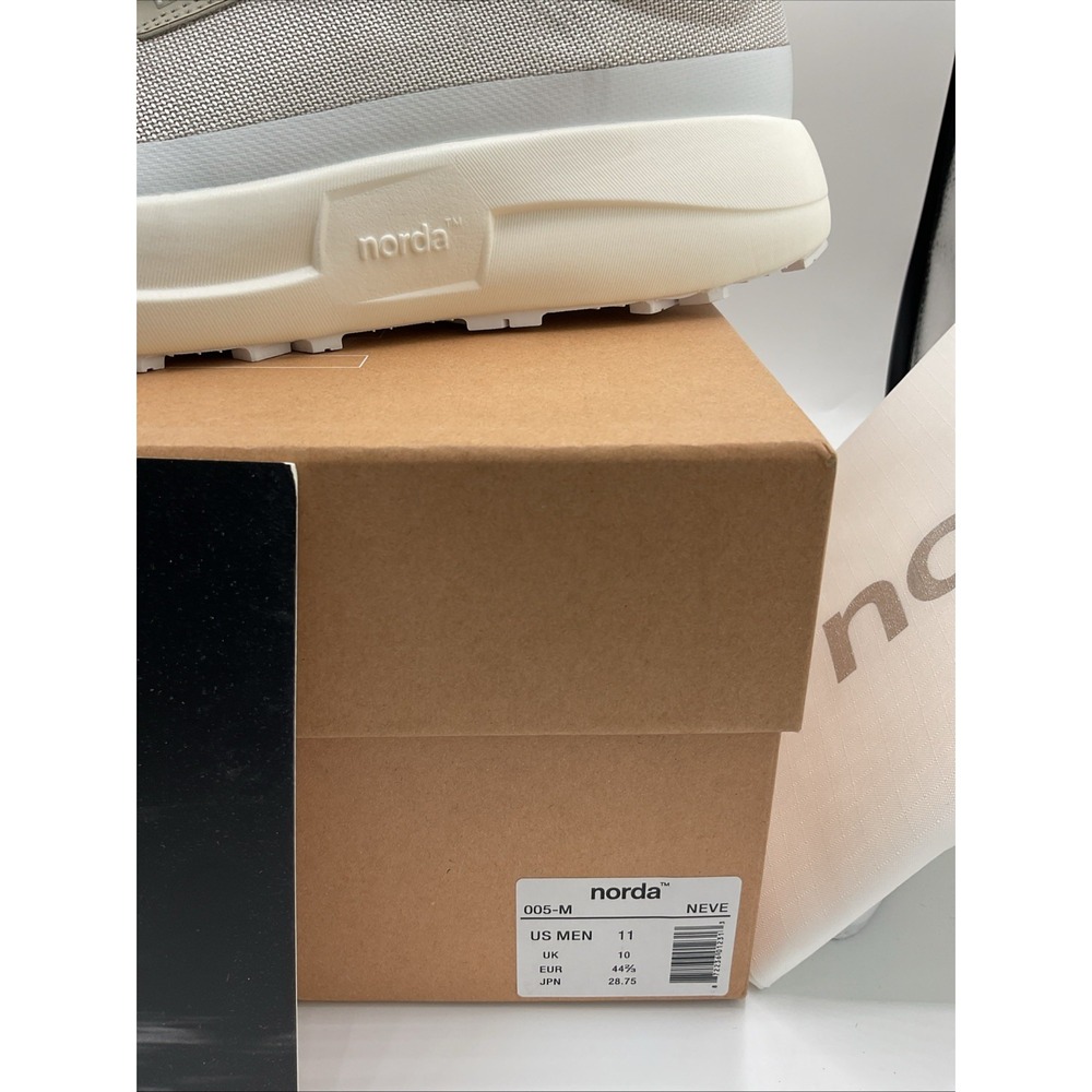 New Norda 005 M Neve Shoes Trail Running Beige Sz: 11 - Picture 2 of 9